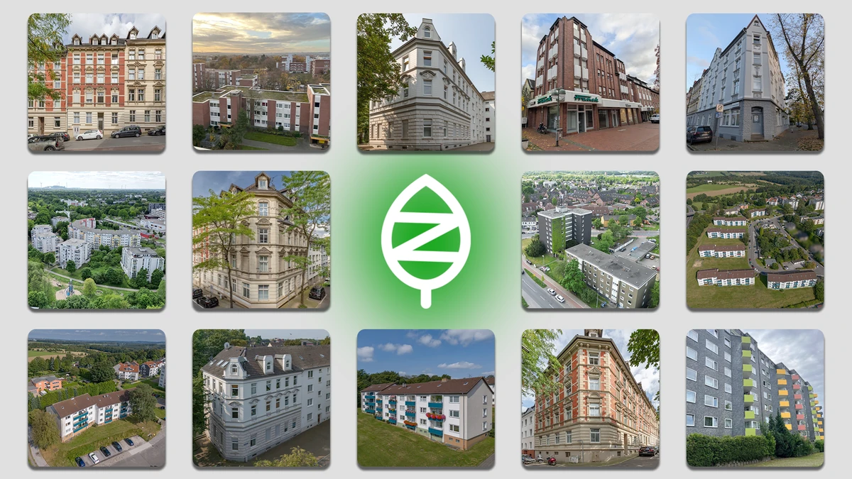 A selection of residential assets from the Net Zero Properties portfolio