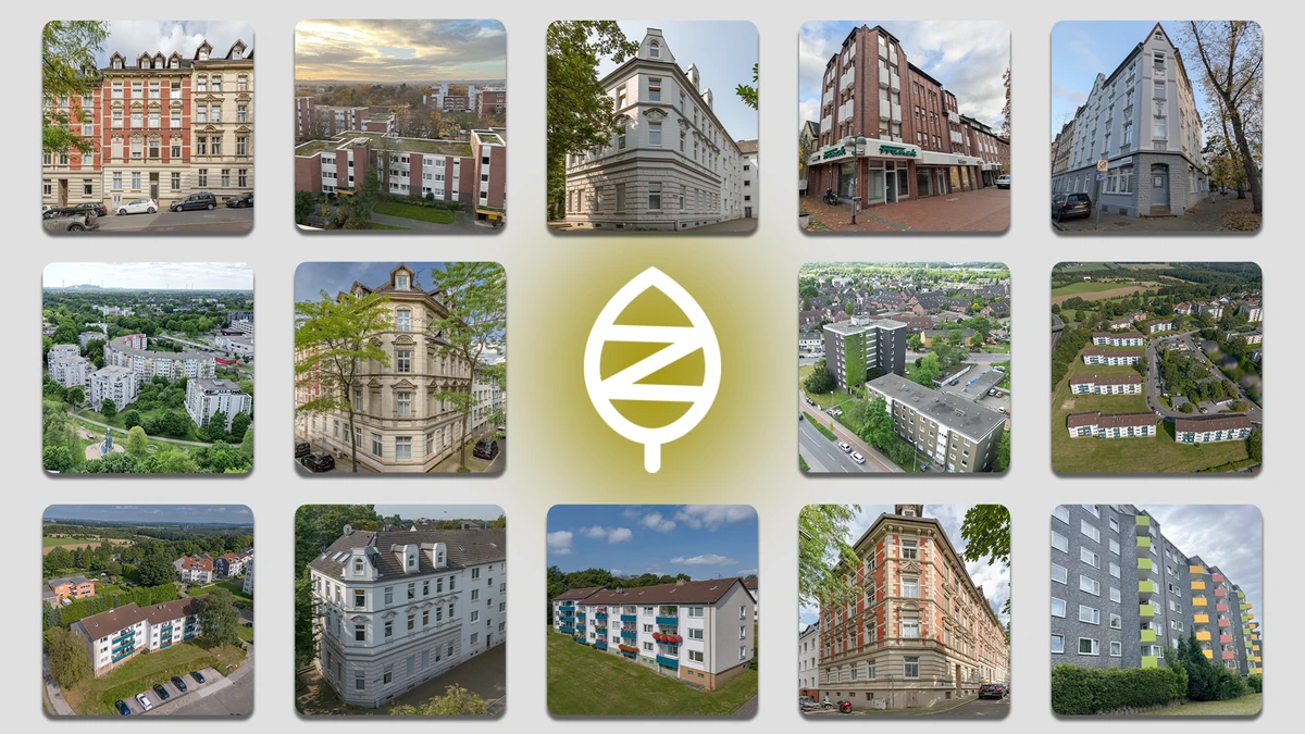 A selection of residential assets from the Net Zero Properties portfolio